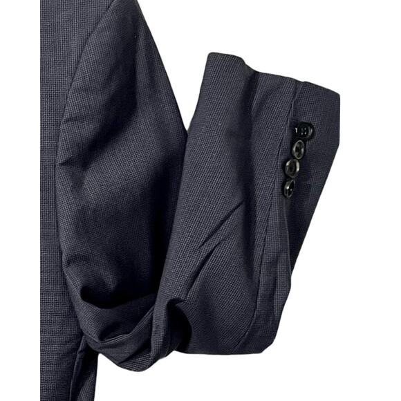 Hugo Boss Suit Jacket Mens Size 38S Blue TESS Lanificio Wool Single Breasted - Picture 5 of 13